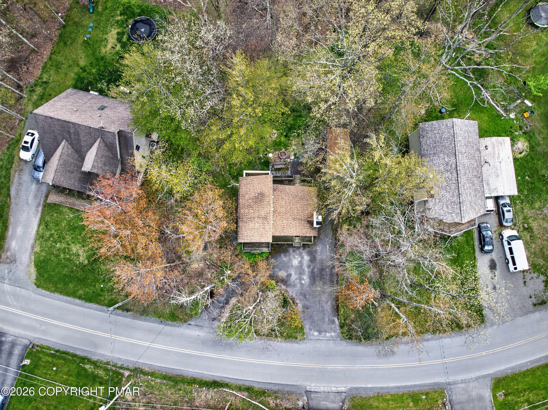 Aerial Parcel View - 3152 Hamlet Drive, Tobyhanna, PA 18466