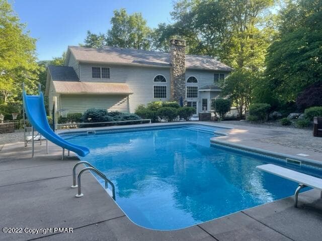 Pool and Backyard - 3358 Mountain View Drive, Tannersville, PA 18372
