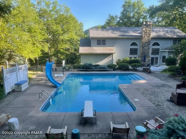 Pool and Backyard - 3358 Mountain View Drive, Tannersville, PA 18372