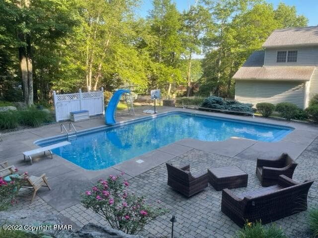 Pool and Backyard - 3358 Mountain View Drive, Tannersville, PA 18372