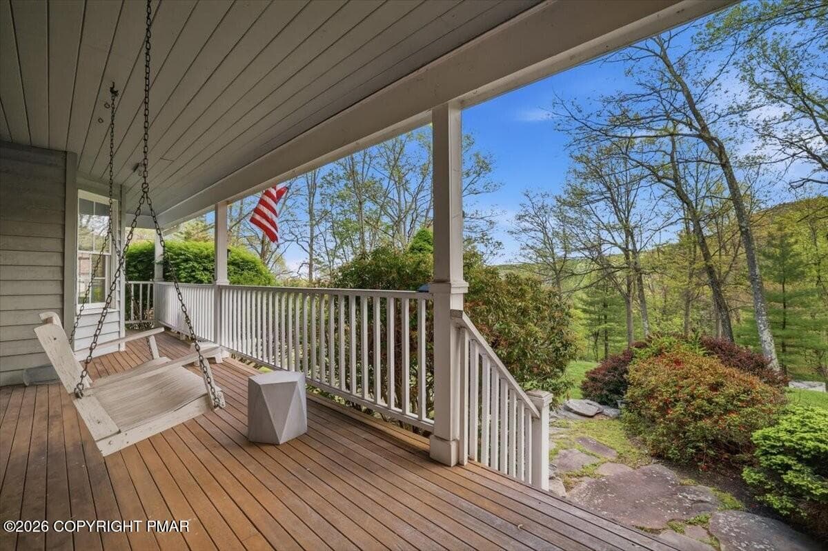 Covered Front Porch - 3358 Mountain View Drive, Tannersville, PA 18372