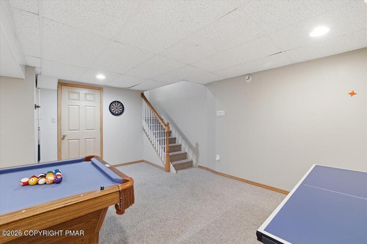 Basement Recreation Room - 3358 Mountain View Drive, Tannersville, PA 18372