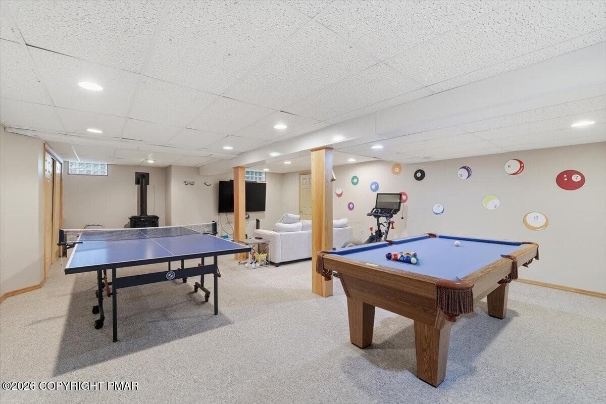 Basement Recreation Room - 3358 Mountain View Drive, Tannersville, PA 18372