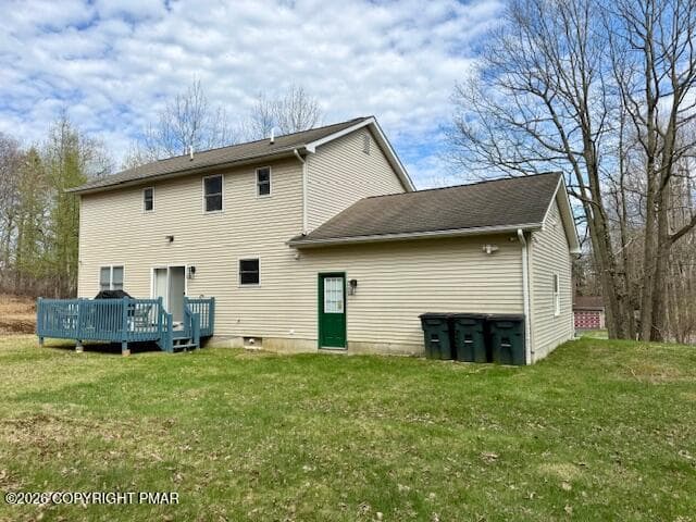 Rear View - 199 Ash Drive, Long Pond, PA 18334, Long Pond