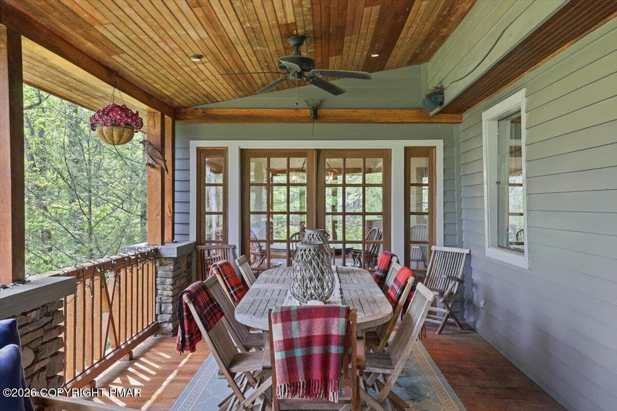 Porch - 223 Huckleberry Lane, Buck Hill Falls, PA 18323, Buck Hill Falls