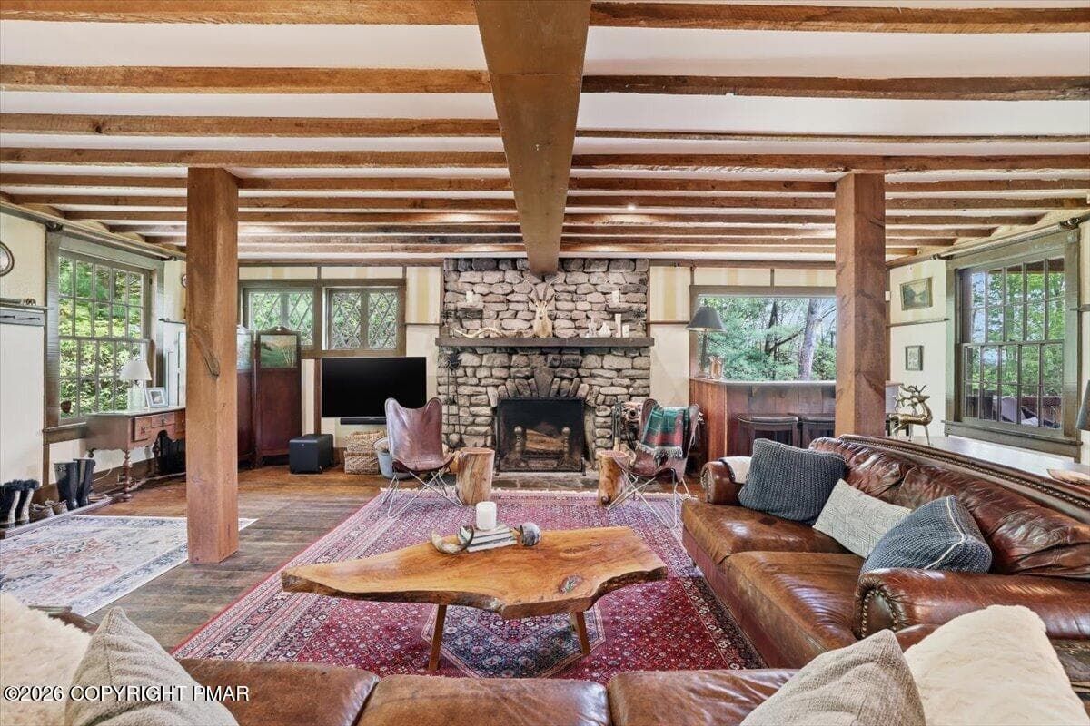 Living room - 223 Huckleberry Lane, Buck Hill Falls, PA 18323, Buck Hill Falls