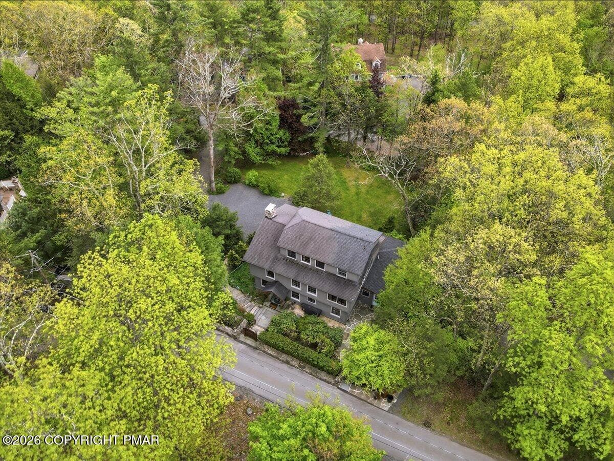 Aerial view - 223 Huckleberry Lane, Buck Hill Falls, PA 18323, Buck Hill Falls