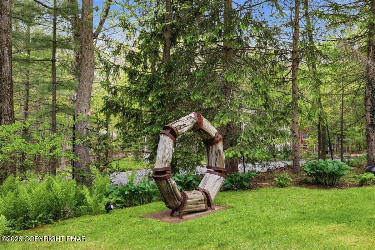 Garden sculpture - 223 Huckleberry Lane, Buck Hill Falls, PA 18323, Buck Hill Falls