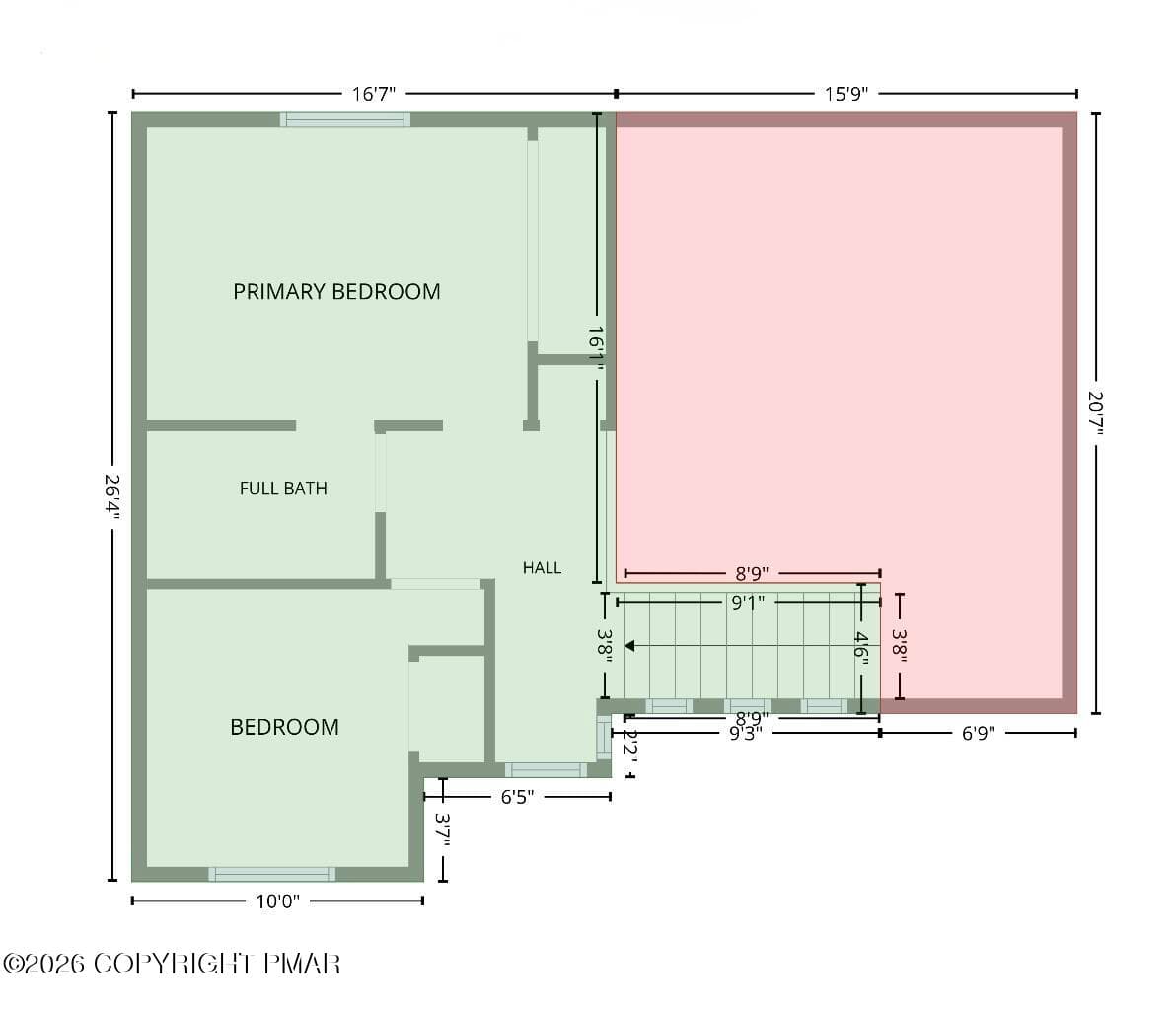 Floor plan-second floor - 1010 Ojibwa Trail, Gouldsboro, PA 18424, Gouldsboro