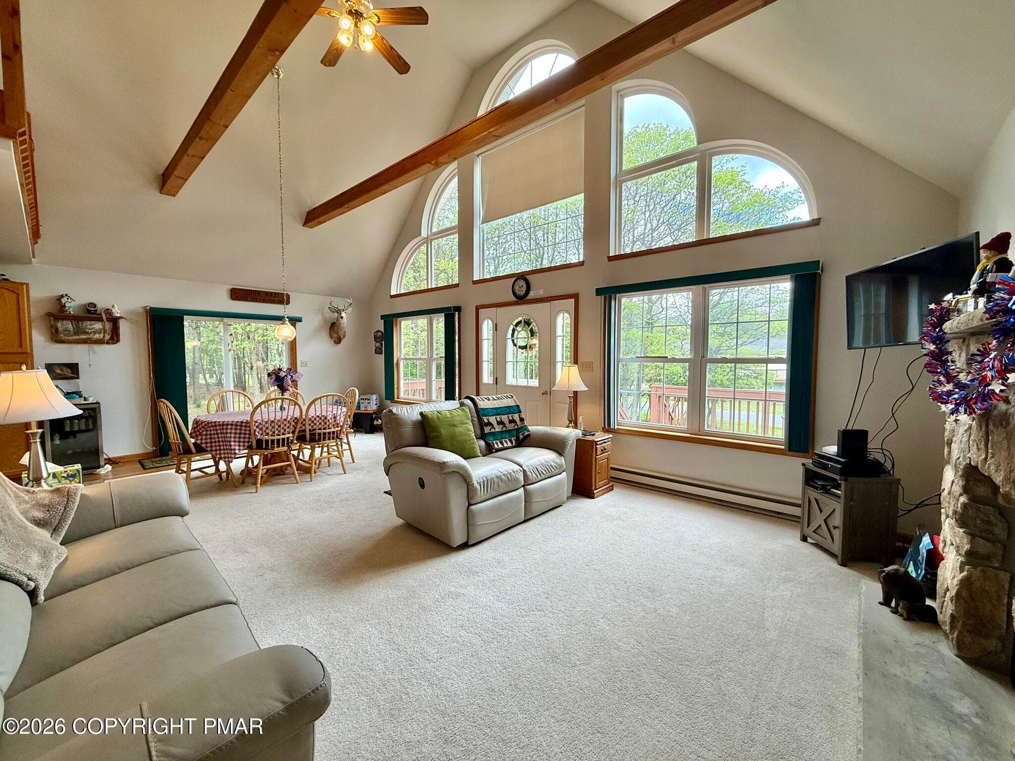 Living room - 44 Berryman Lane, Albrightsville, PA 18210, Albrightsville