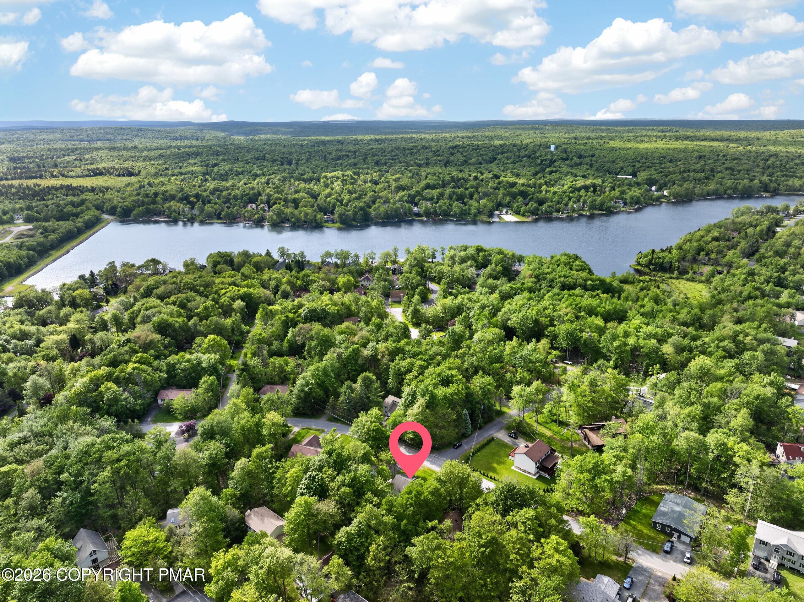 Aerial View - 3335 Woodland Drive, Tobyhanna, PA 18466, Tobyhanna