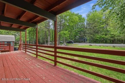 Deck View - 644 Cayuga Drive, Tobyhanna, PA 18466