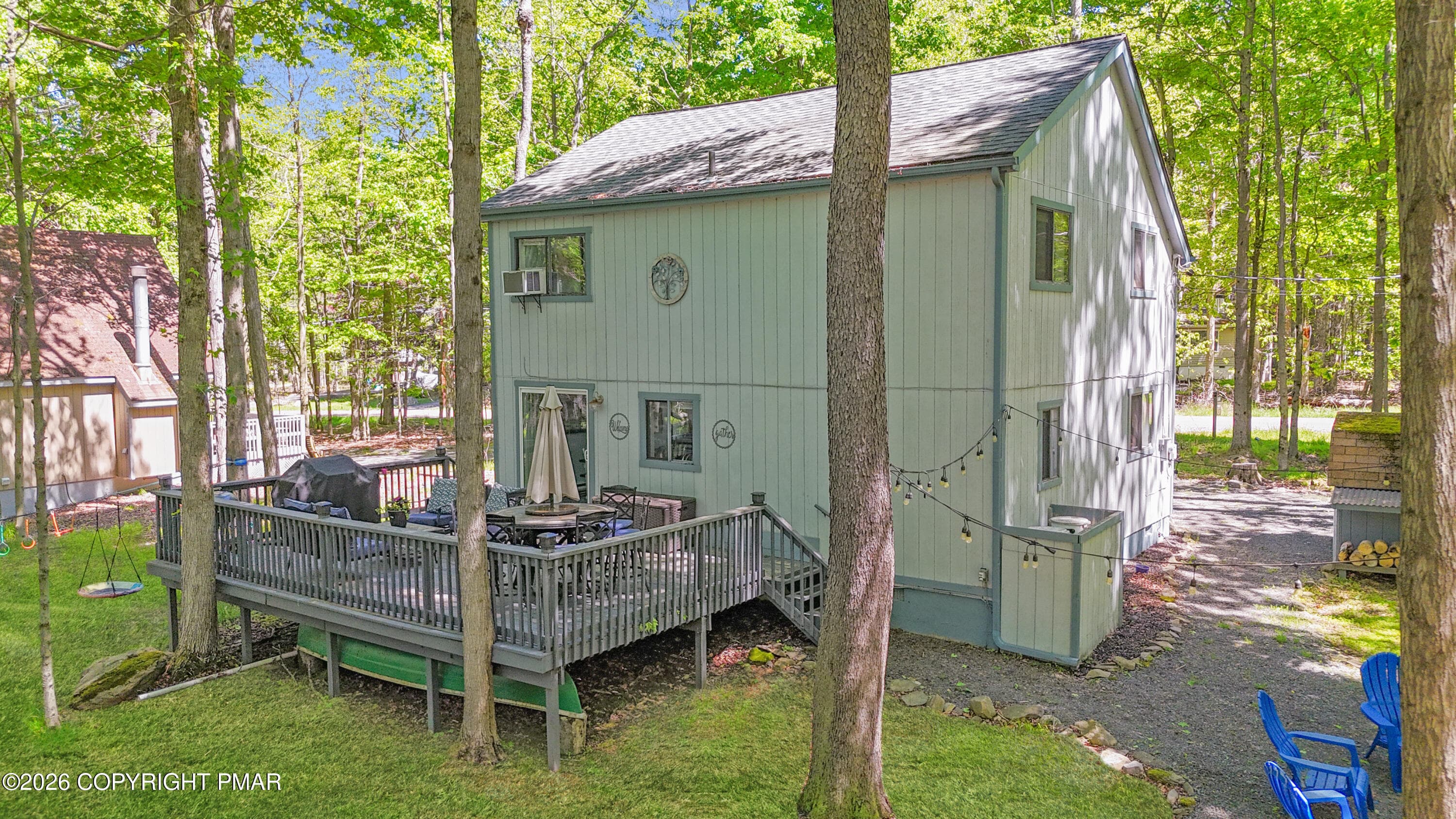 Back of House - 5344 Conoquenissing Drive, Pocono Lake, PA 18347, Pocono Lake