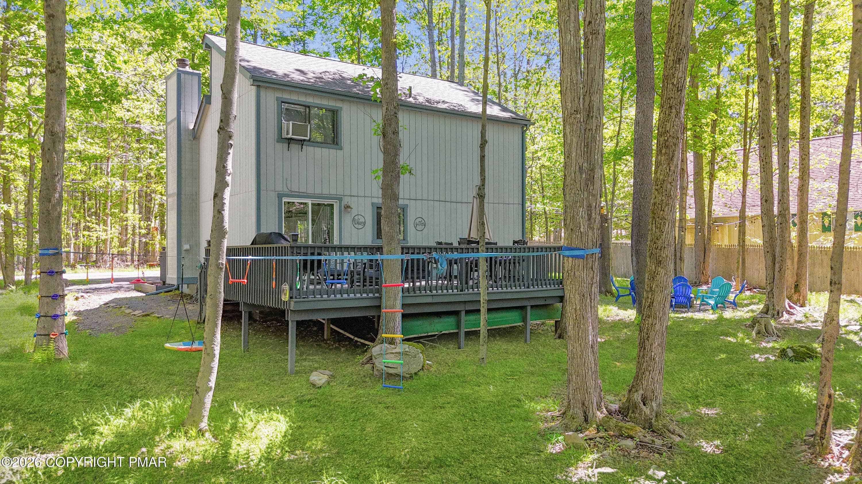 Back of House - 5344 Conoquenissing Drive, Pocono Lake, PA 18347, Pocono Lake
