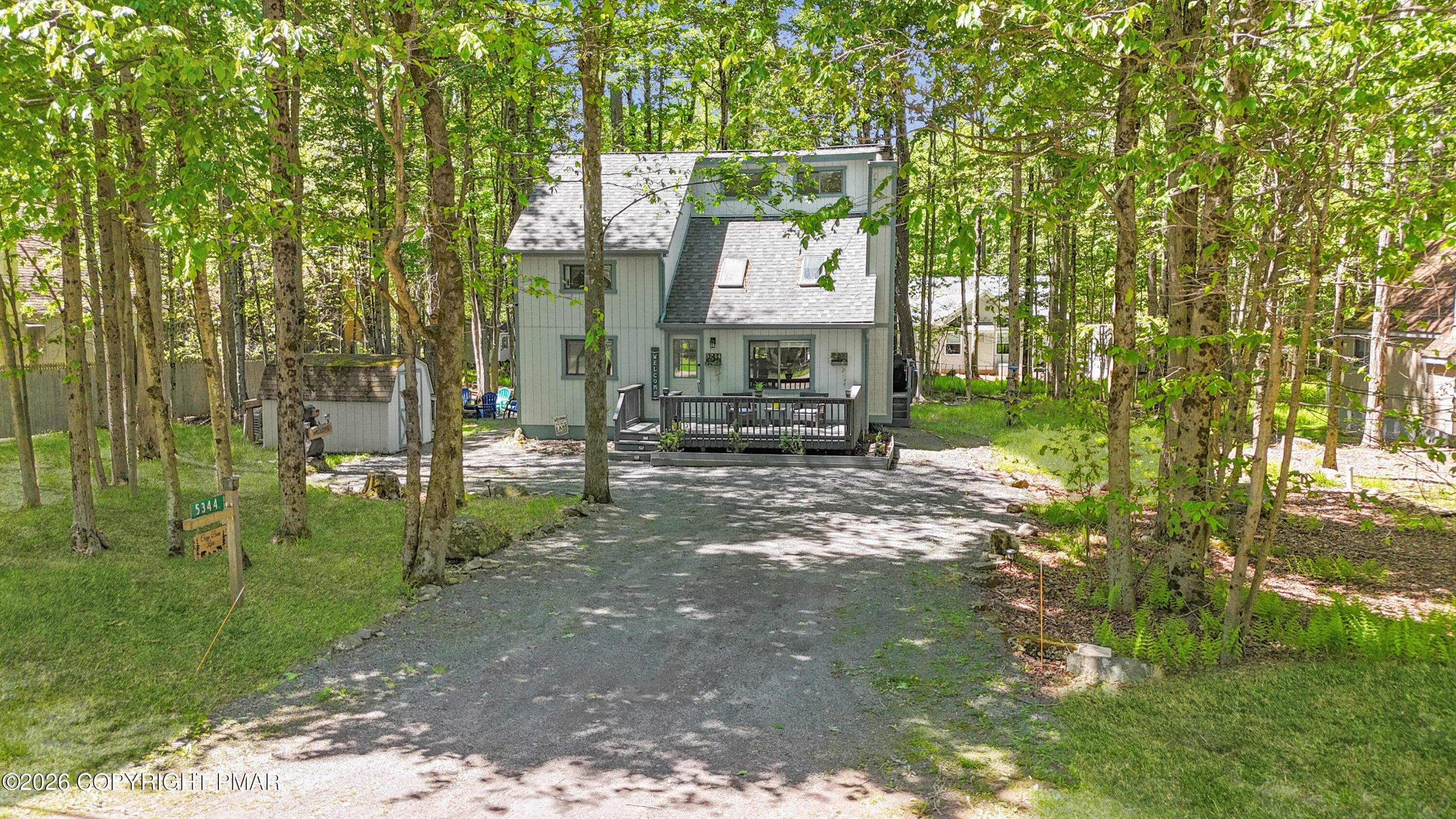 Front of House - 5344 Conoquenissing Drive, Pocono Lake, PA 18347, Pocono Lake