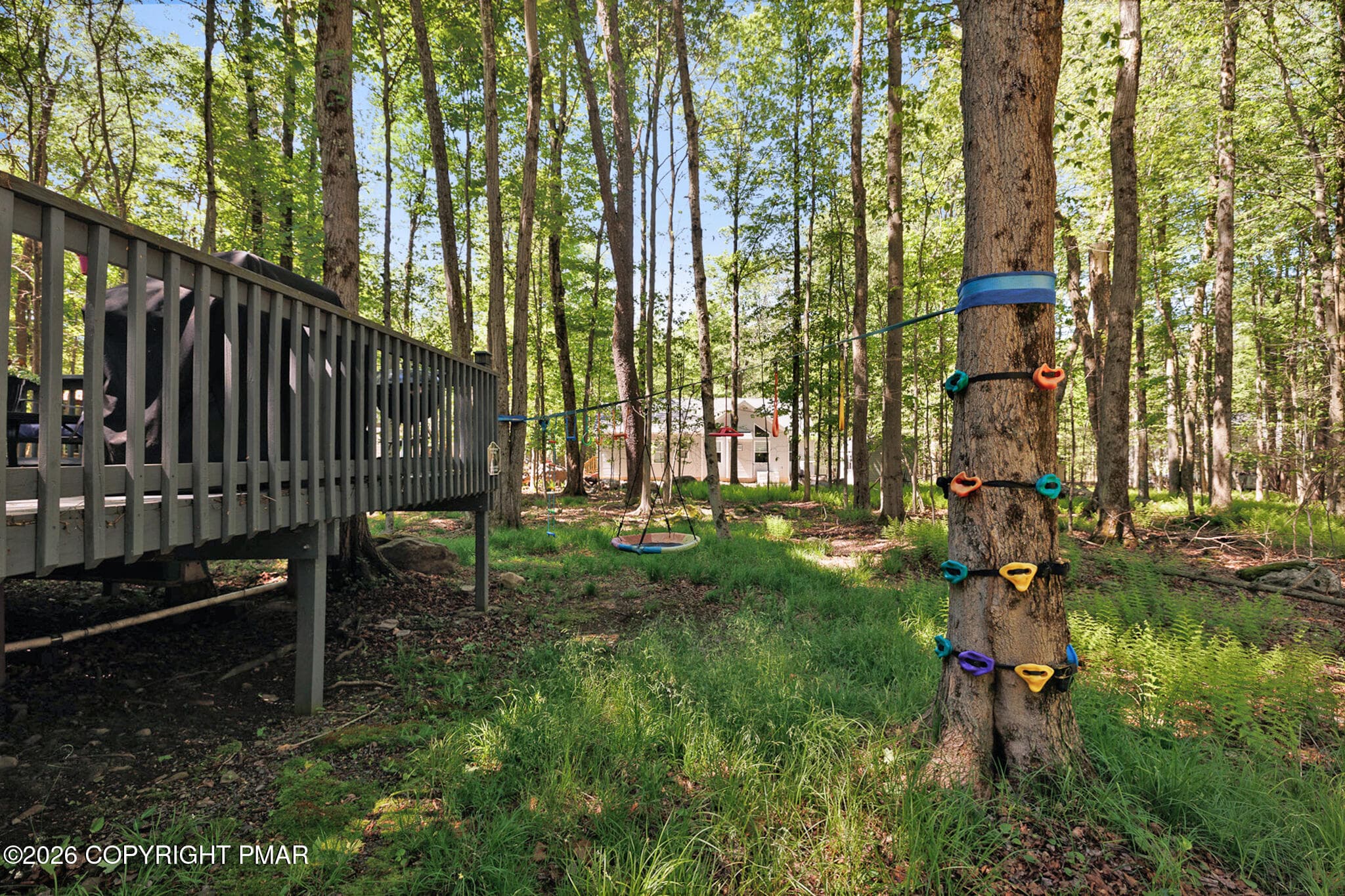 Backyard - 5344 Conoquenissing Drive, Pocono Lake, PA 18347, Pocono Lake