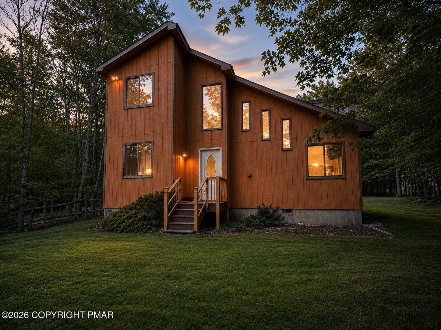 Front-virtual twilight - 1010 Ojibwa Trail, Gouldsboro, PA 18424, Gouldsboro
