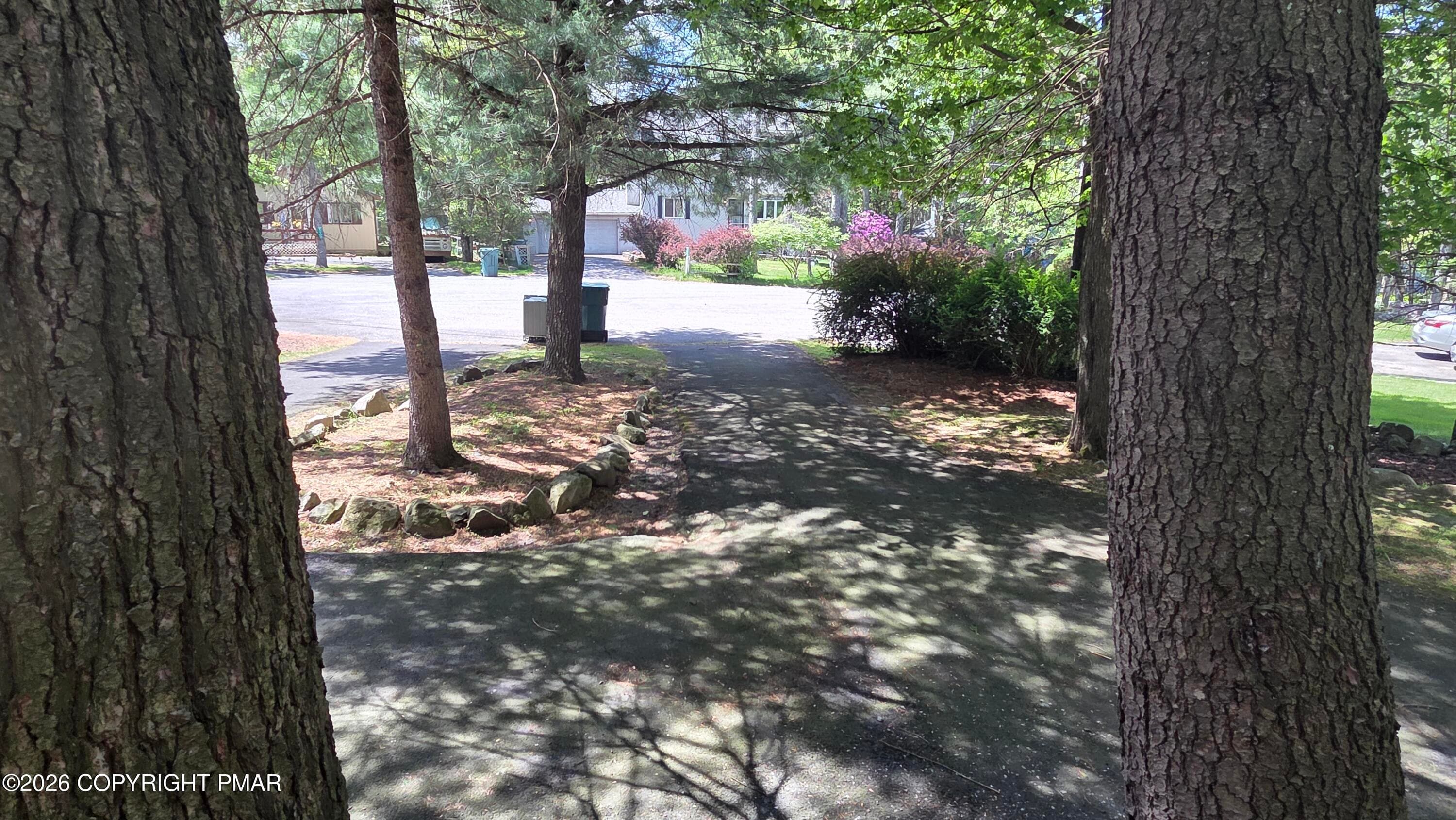 Front Circular Driveway and Lawn - 8232 Sunset Drive, Tobyhanna, PA 18466, Tobyhanna
