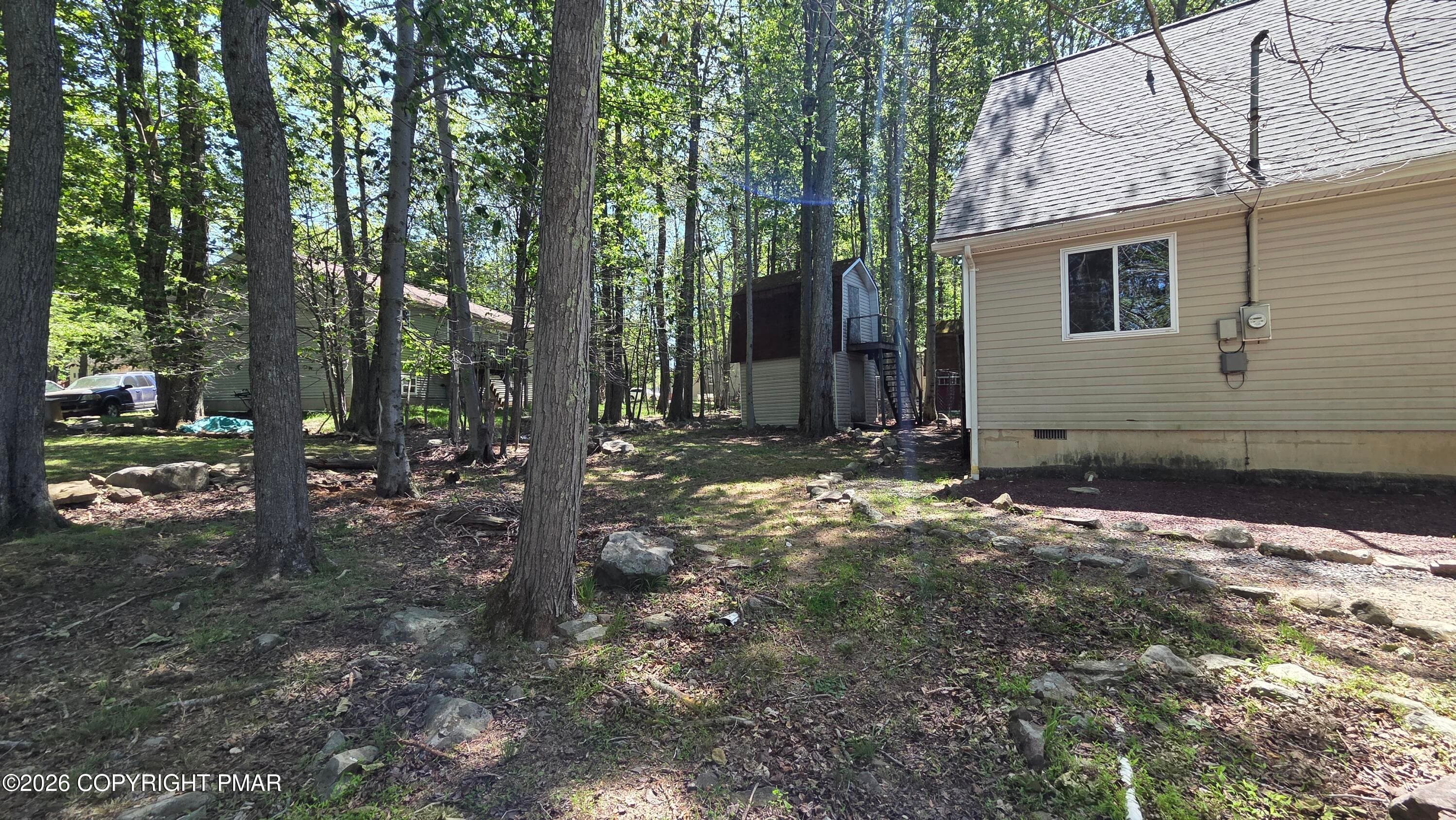 Side Yard - 8232 Sunset Drive, Tobyhanna, PA 18466, Tobyhanna