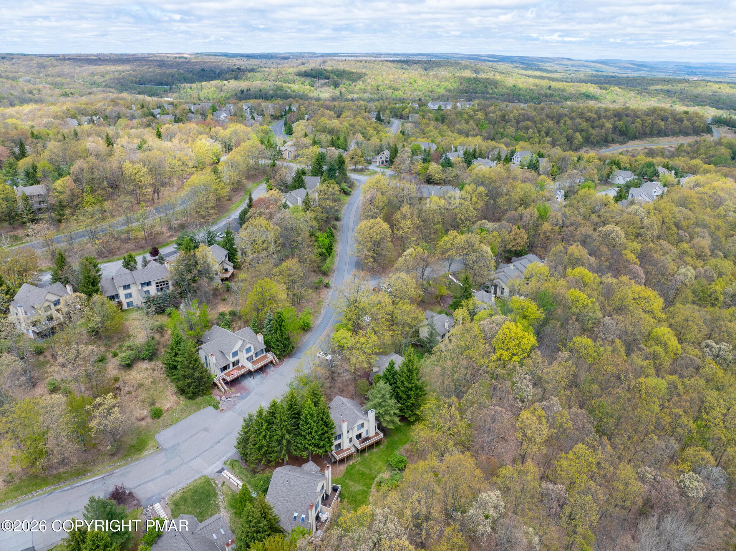 416-hickory-19-aerial-community-panorama - 416 Hickory Drive, Tannersville, PA 18372, Tannersville