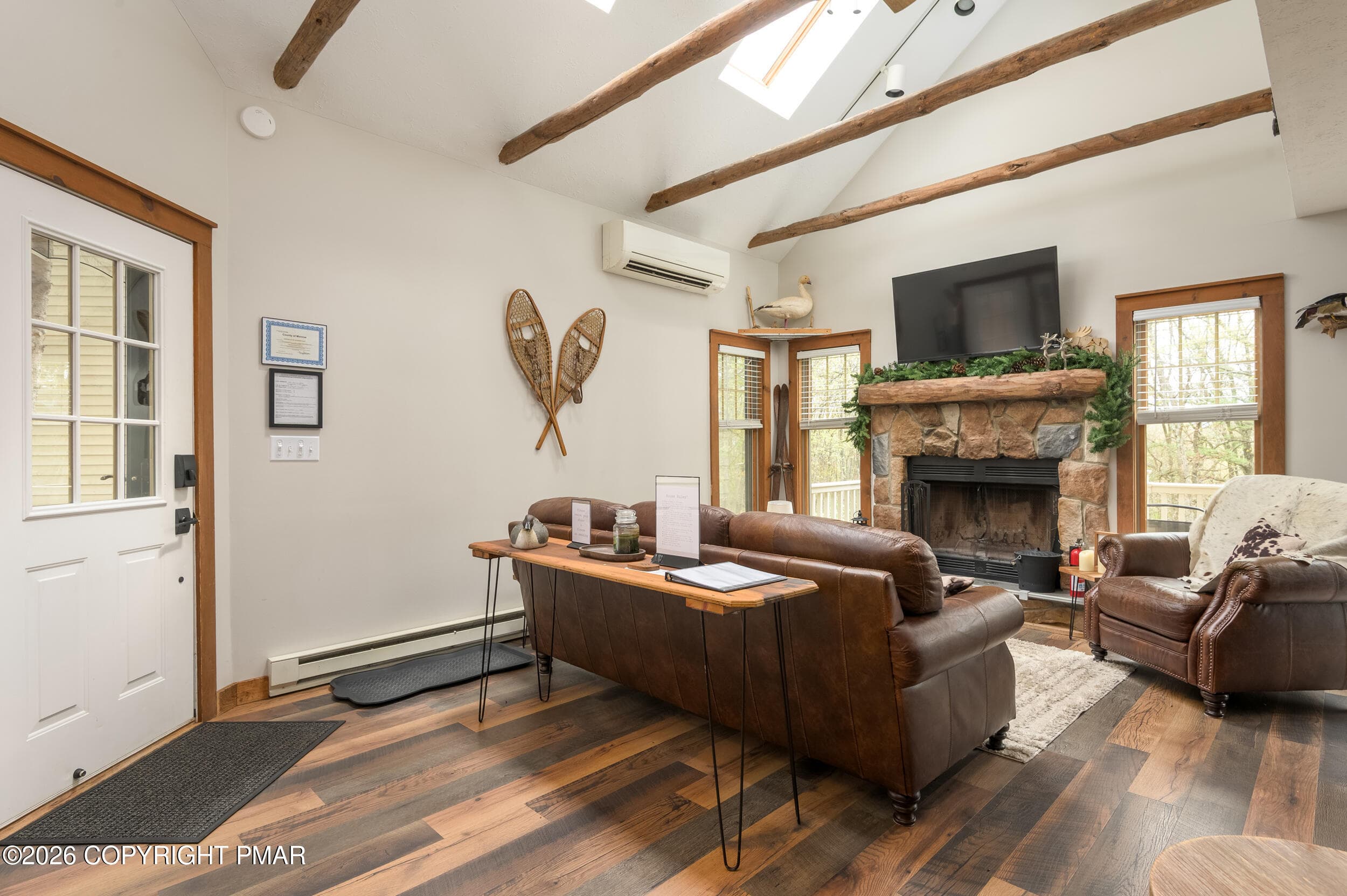 416-hickory-20-living-room-stone-firepla - 416 Hickory Drive, Tannersville, PA 18372, Tannersville