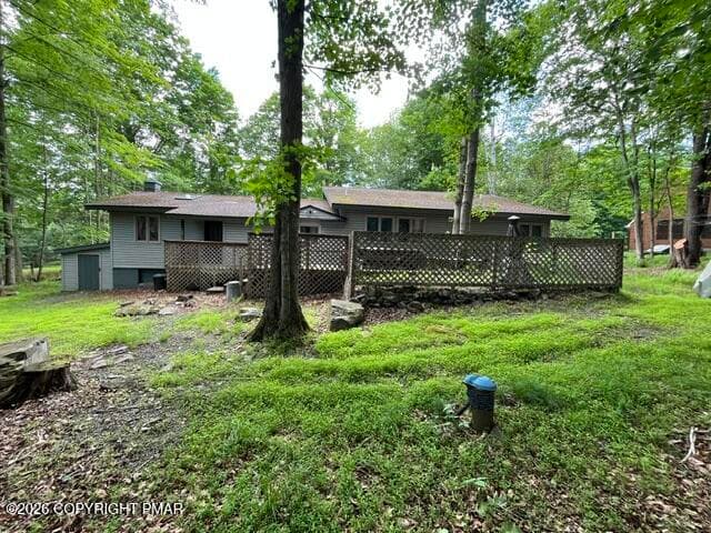 Backside of Home - 10 Tamarack Drive, Gouldsboro, PA 18424, Gouldsboro