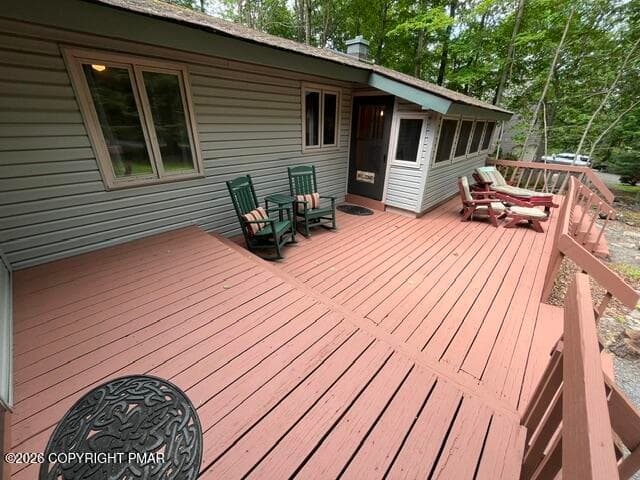 Front Deck view 2 - 10 Tamarack Drive, Gouldsboro, PA 18424, Gouldsboro