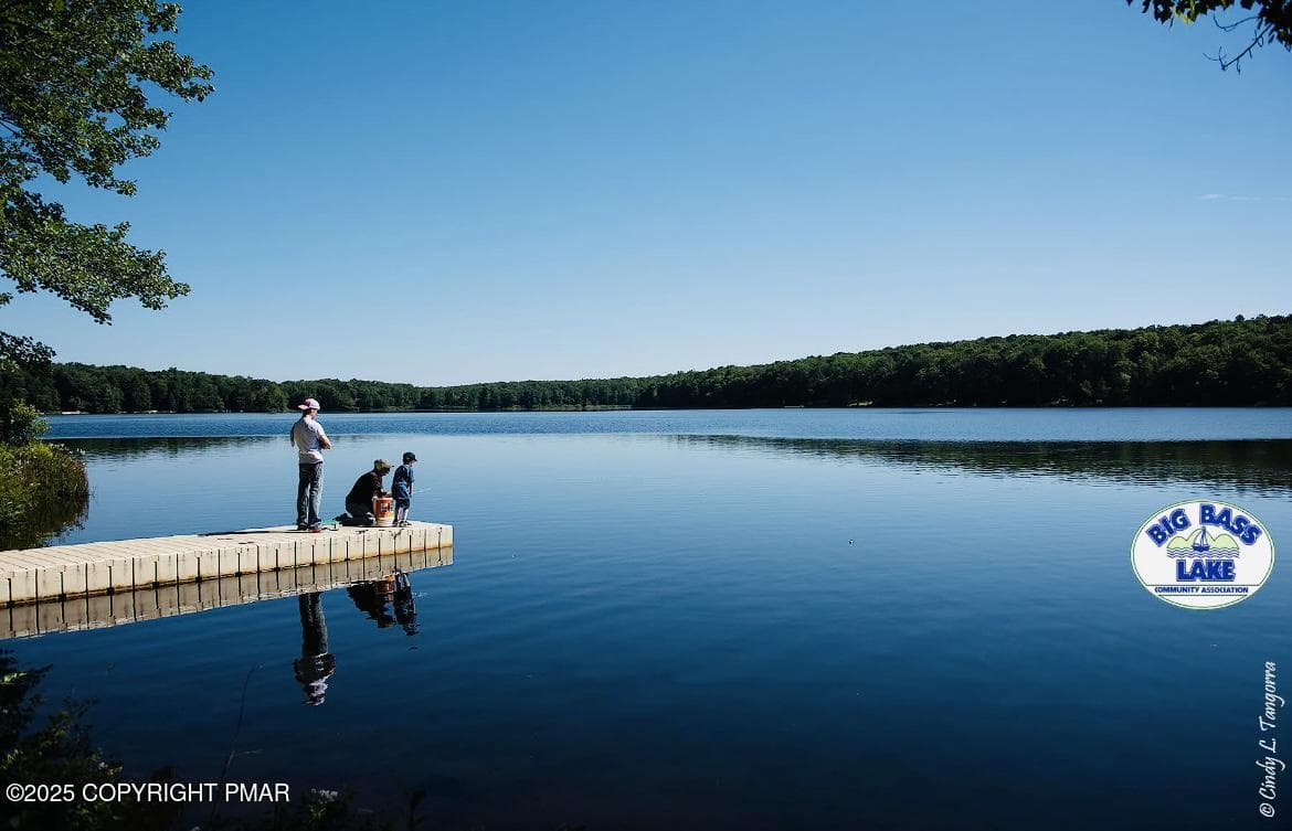 Big Bass Lake view - 19 Livingston Lane, Gouldsboro, PA 18424, Gouldsboro