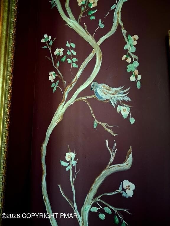 18-Hand Painted Staircase-Lower - 396 Shawnee Valley Drive, East Stroudsburg, PA 18302, East Stroudsburg