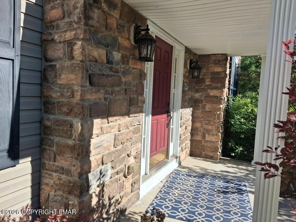53-Front Porch Side View - 396 Shawnee Valley Drive, East Stroudsburg, PA 18302, East Stroudsburg
