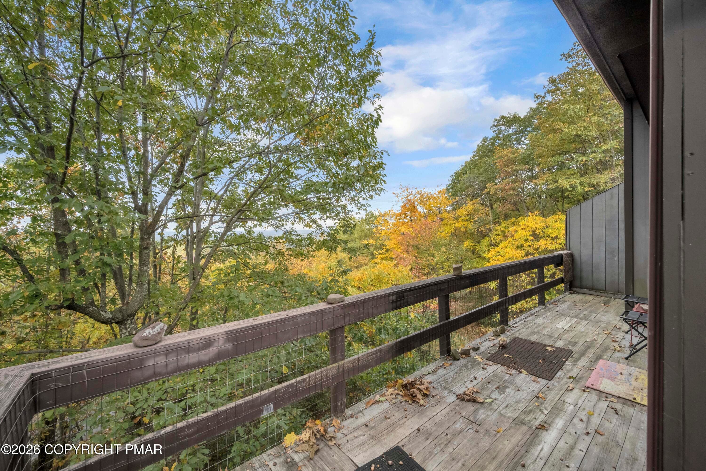 additional deck view - 262 Overlook Way, Tannersville, PA 18372, Tannersville