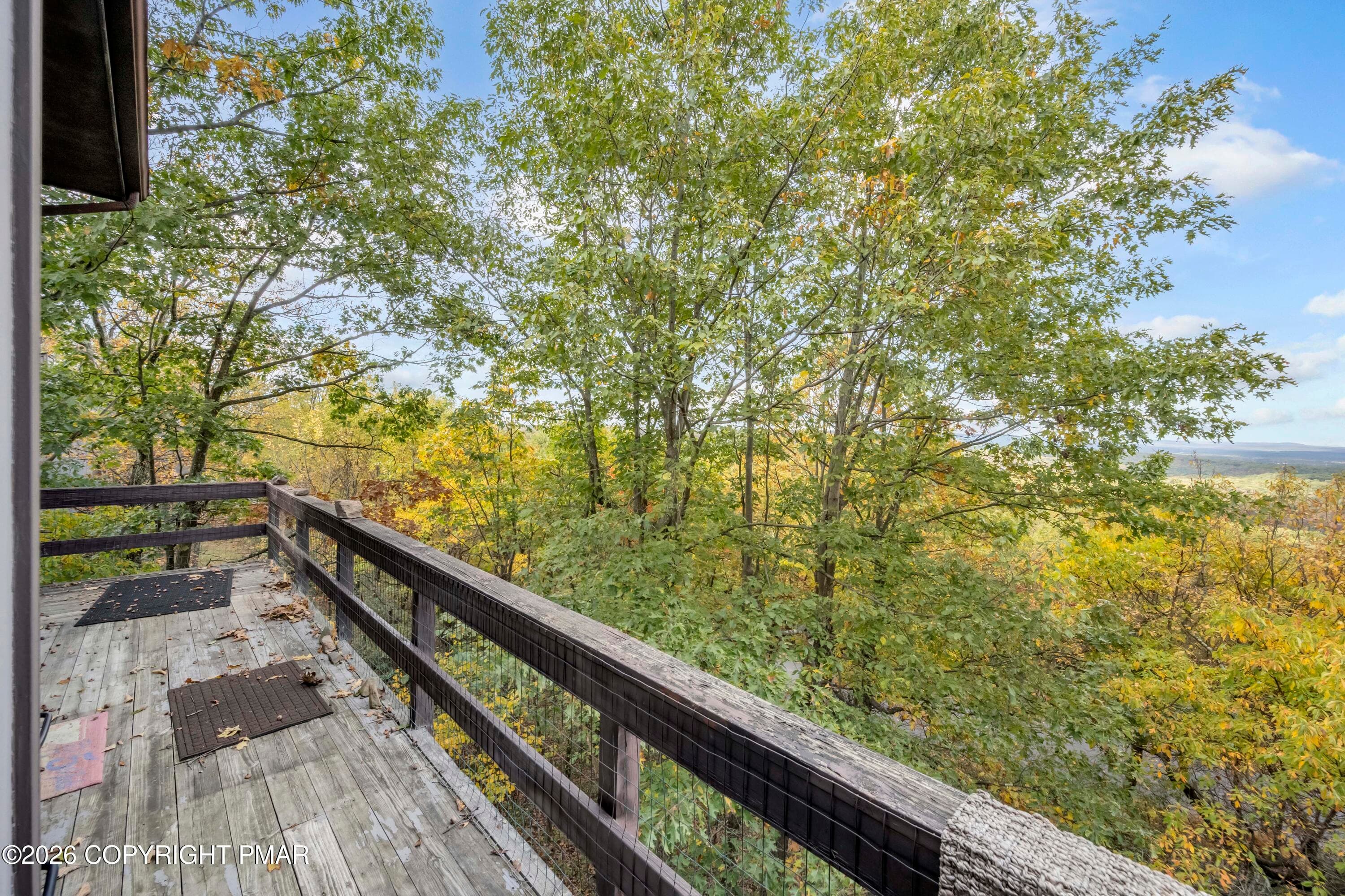 view off deck - 262 Overlook Way, Tannersville, PA 18372, Tannersville