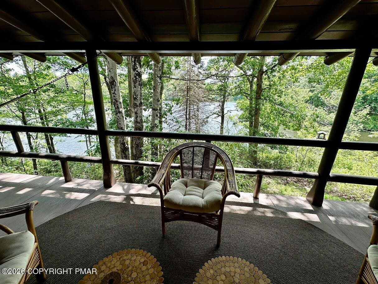 lake from deck - 322 Crescent Lake Road, Scotrun, PA 18355, Scotrun