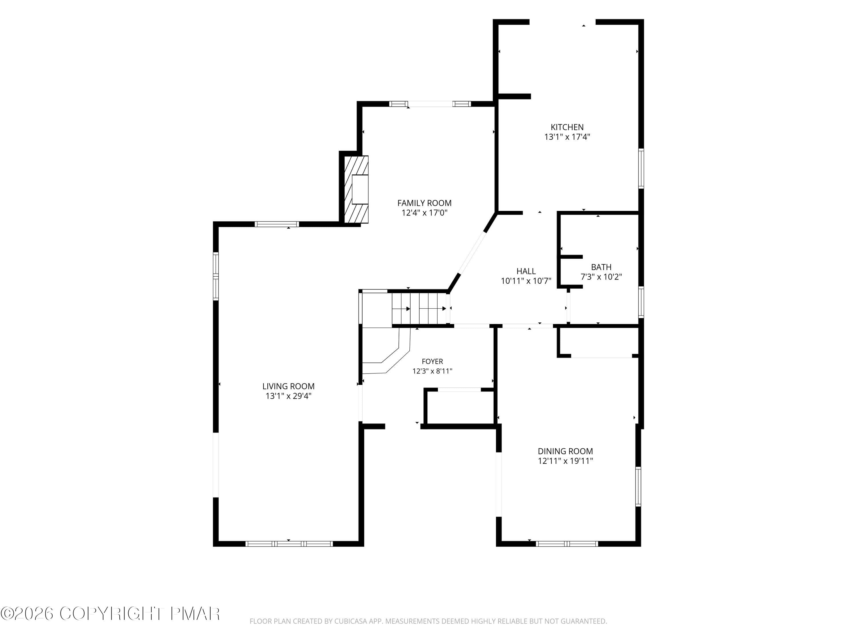 Floor Plan 1st Floor - 112 Candy Court, Stroudsburg, PA 18360, Stroudsburg