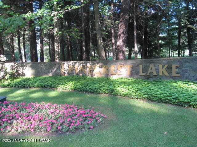 Pinecrest Entrance - Hermit Thrush Road, Pocono Pines, PA 18350, Pocono Pines