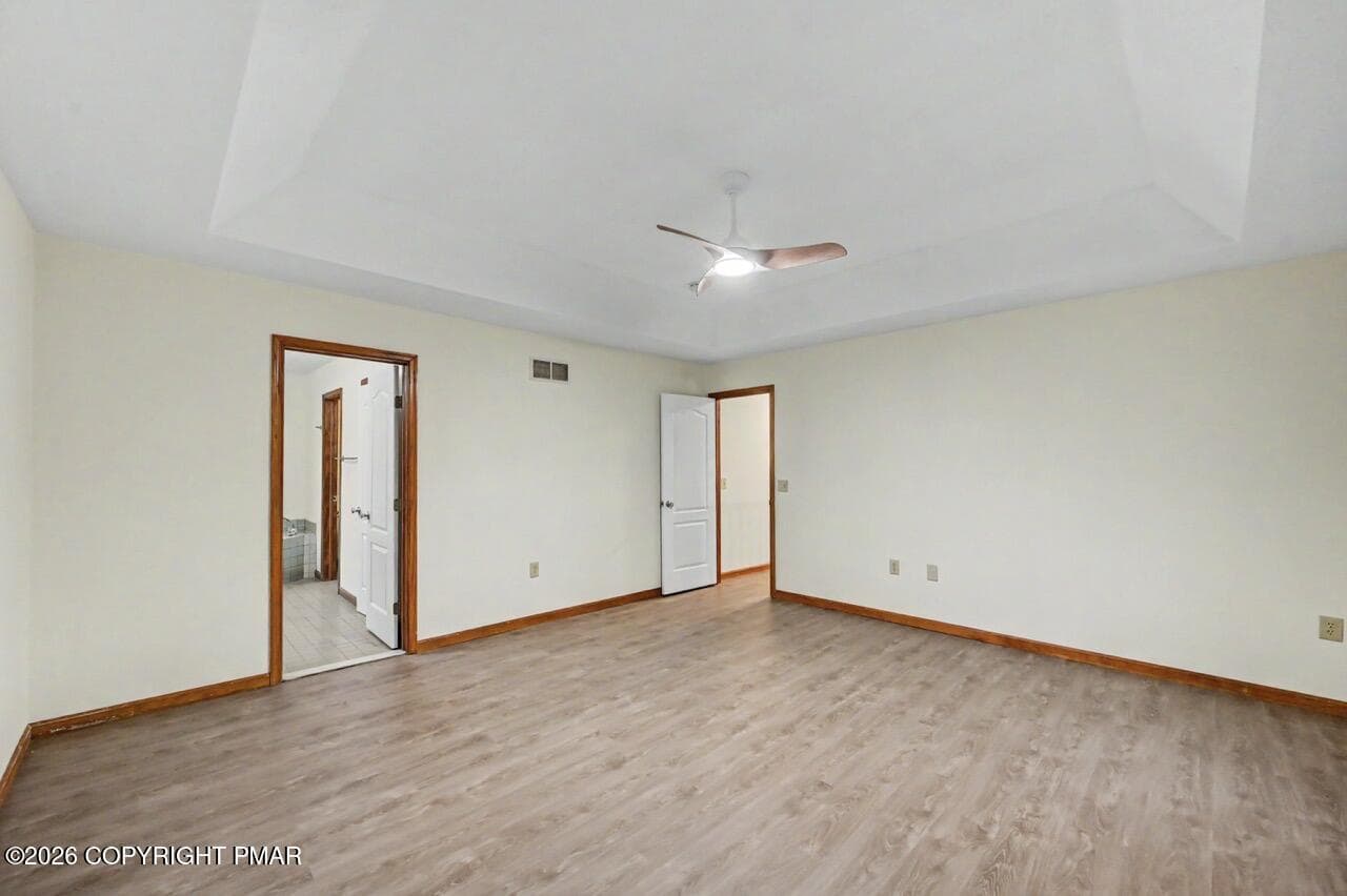Primary Bedroom w/Tray Ceiling - 564 Cayuga Drive, Tobyhanna, PA 18466