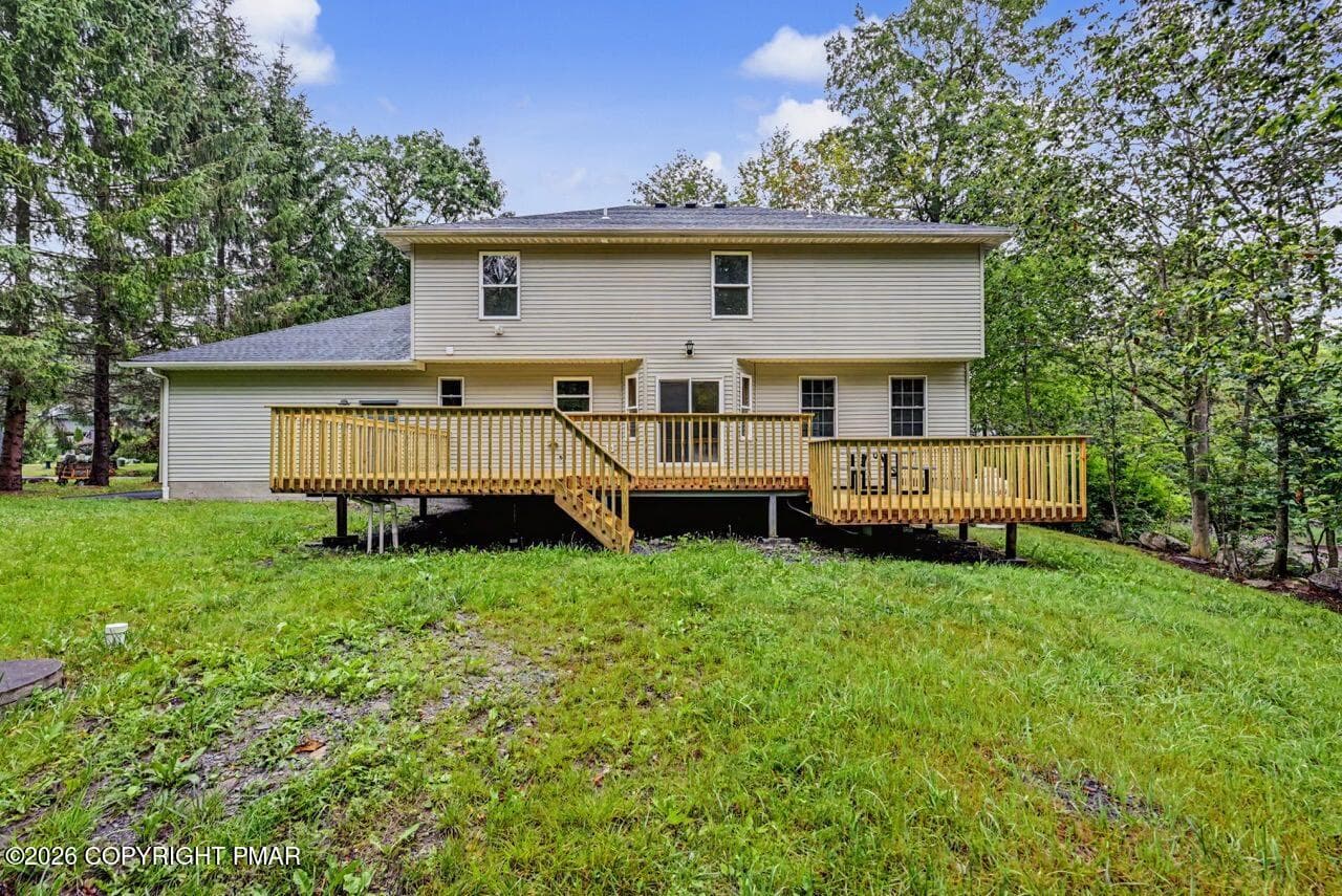 Rear View - 564 Cayuga Drive, Tobyhanna, PA 18466
