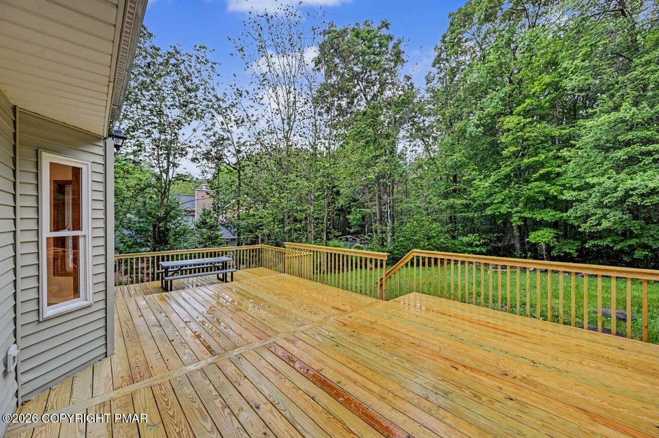 Private Back Yard - 564 Cayuga Drive, Tobyhanna, PA 18466