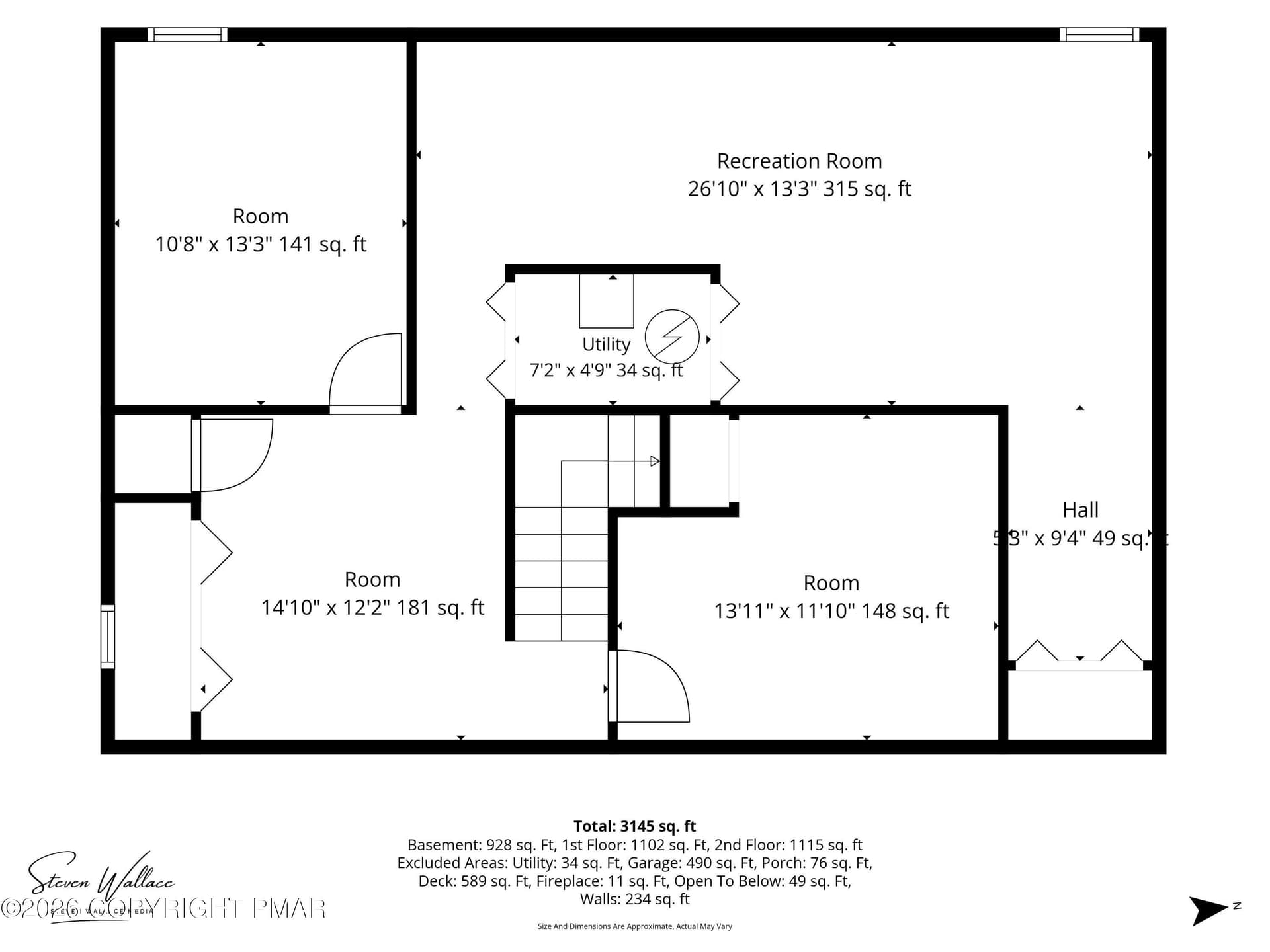 Finished Basement - 564 Cayuga Drive, Tobyhanna, PA 18466