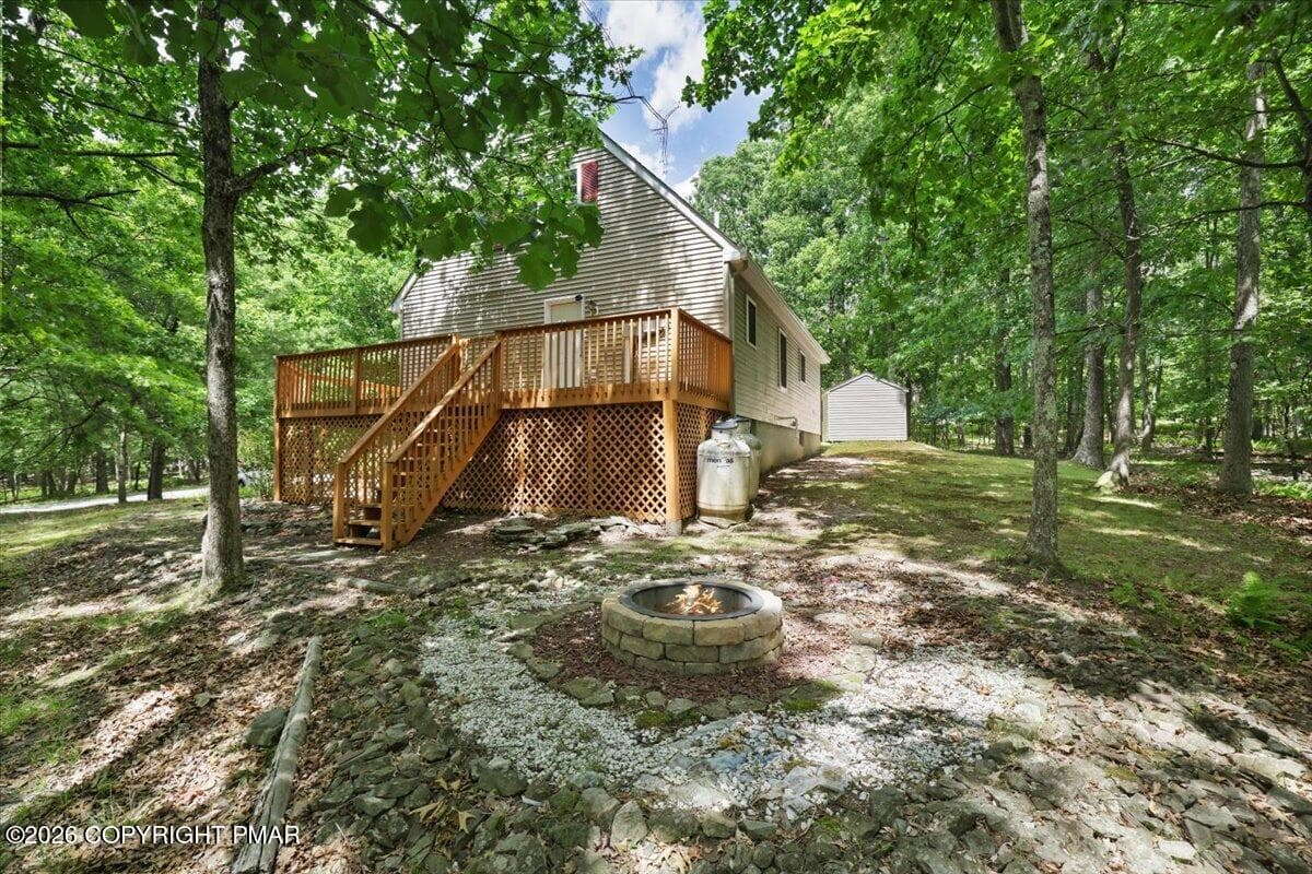 3- Fire pit - 30 Juniper Way, Hawley, PA 18428, Hawley