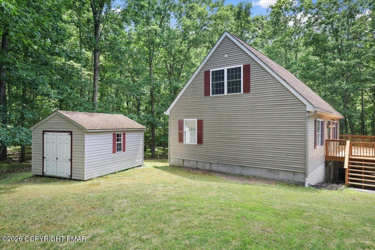 4- Back of the house - 30 Juniper Way, Hawley, PA 18428, Hawley