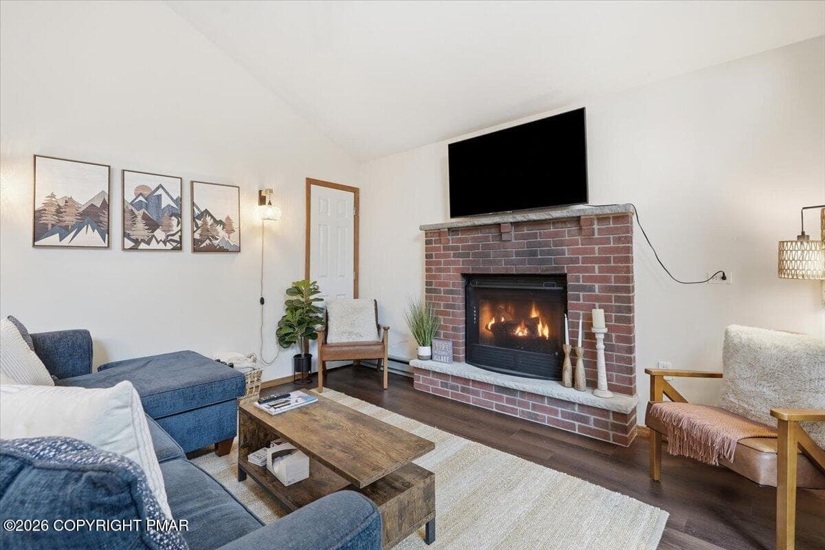 Living Room - 10 Lenape Trail, Albrightsville, PA 18210, Albrightsville
