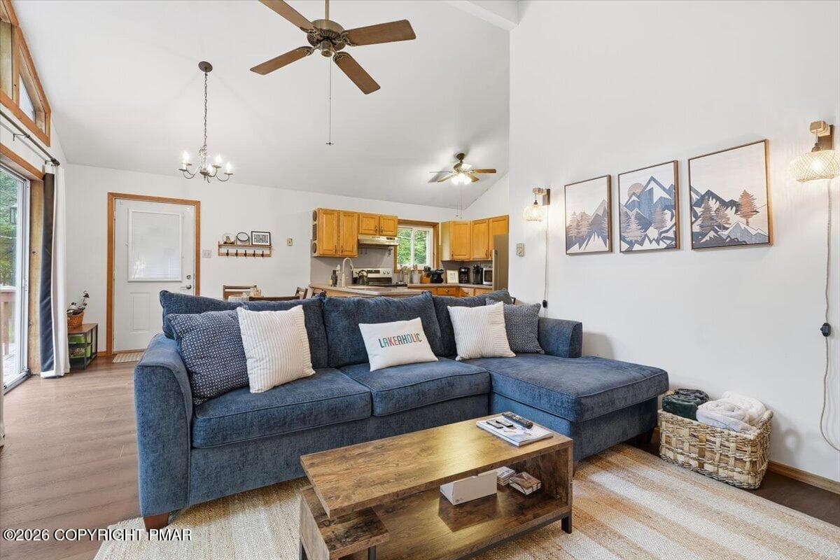 Livingroom to Kitchen - 10 Lenape Trail, Albrightsville, PA 18210, Albrightsville