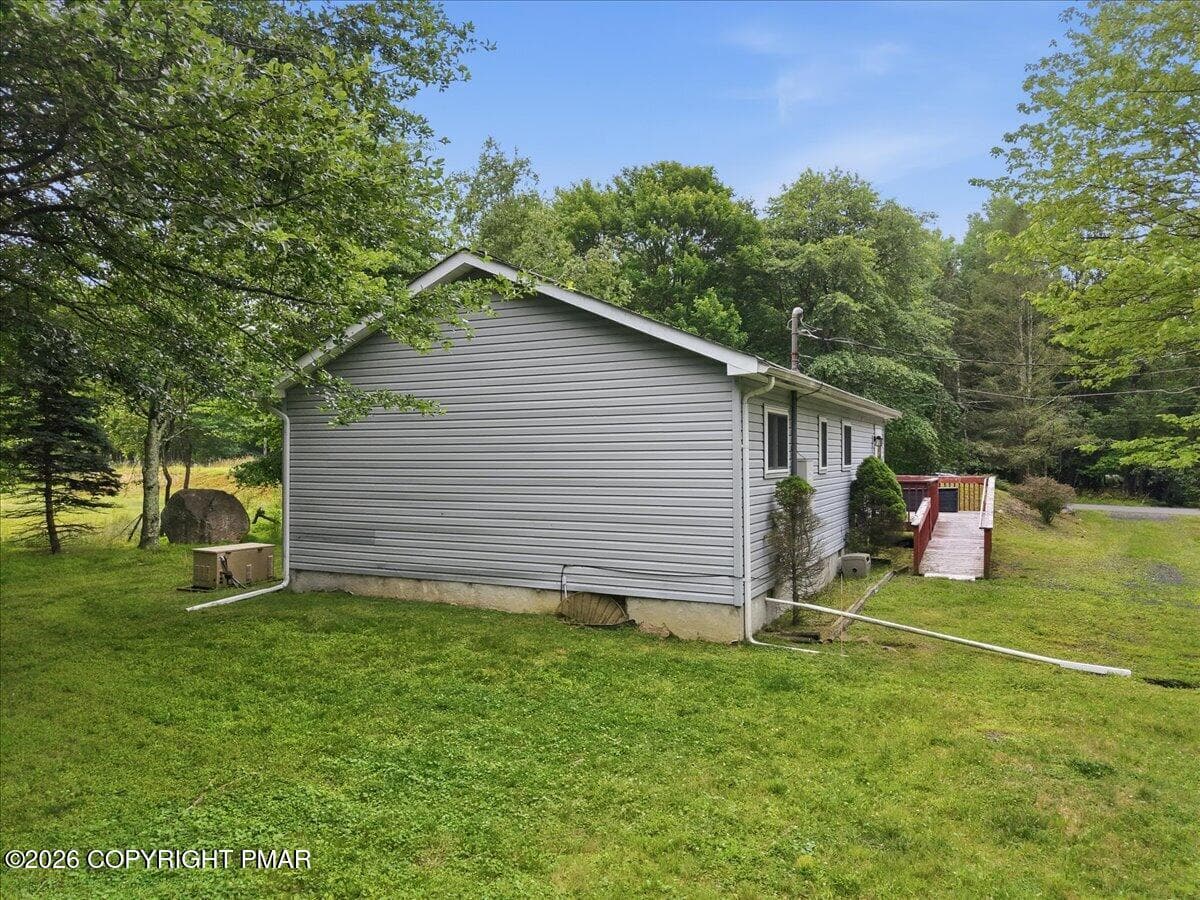 Rear and Side of Home with Generator - 10 Lenape Trail, Albrightsville, PA 18210, Albrightsville