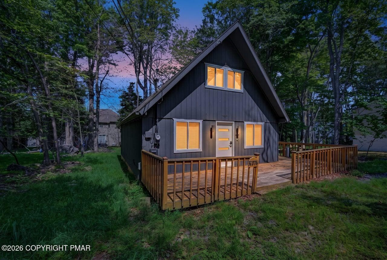 Front Dusk View - 1717 Rolling Hills Drive, Tobyhanna, PA 18466, Tobyhanna