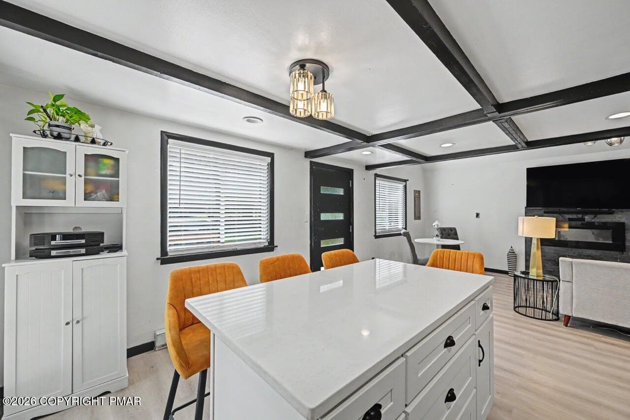 Island w/ Marble Countertop - 1717 Rolling Hills Drive, Tobyhanna, PA 18466, Tobyhanna