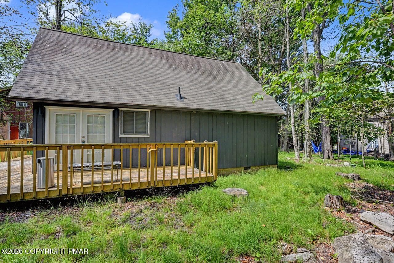 Side View w/ Deck - 1717 Rolling Hills Drive, Tobyhanna, PA 18466, Tobyhanna