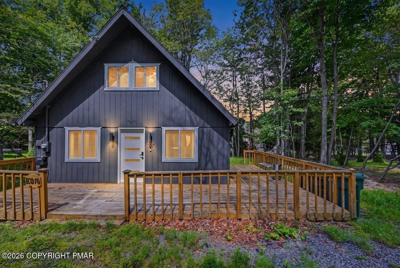 Front Dusk View - 1717 Rolling Hills Drive, Tobyhanna, PA 18466, Tobyhanna