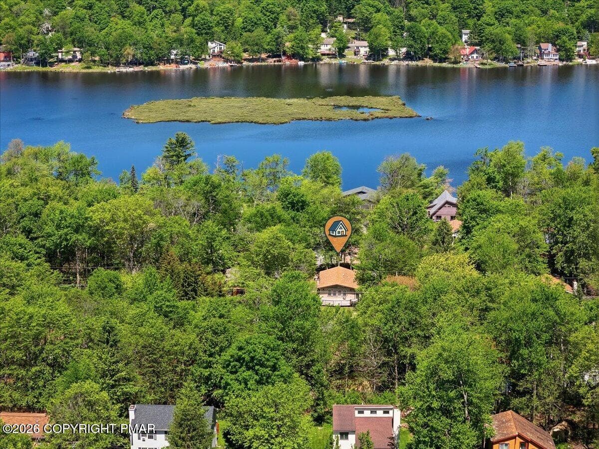 Aerial Home/ Lake View - 1739 Rolling Hills Drive, Tobyhanna, PA 18466, Tobyhanna