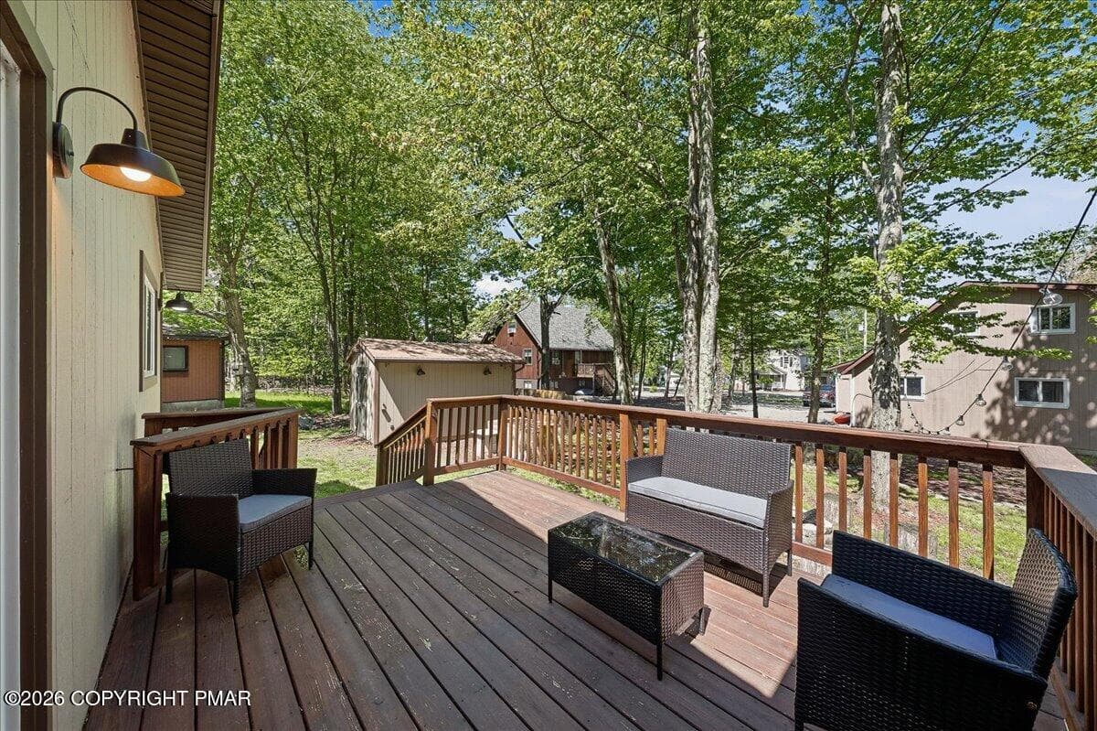 Back Deck - 1739 Rolling Hills Drive, Tobyhanna, PA 18466
